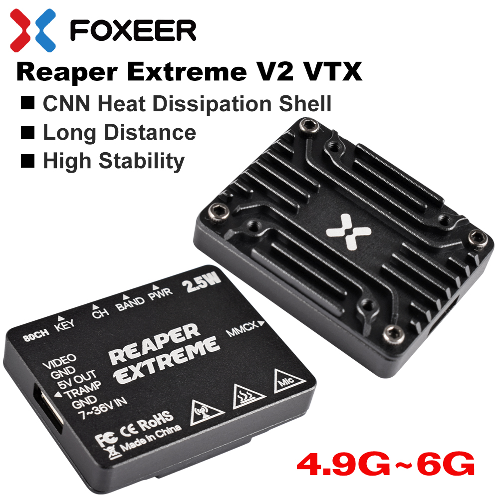 Foxeer 4.9-6G Reaper Extreme V - Foxeer Reaper Extreme 2.5W Vtx recension och pris