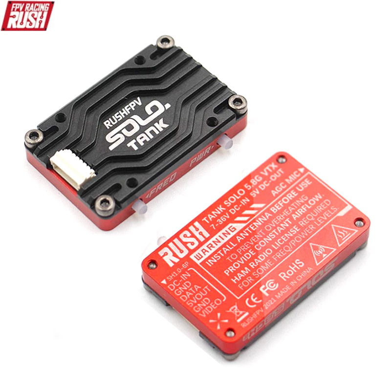 RUSH Solo Tank 5.8G VTX Video  - Foxeer Reaper Extreme 2.5W Vtx recension och pris
