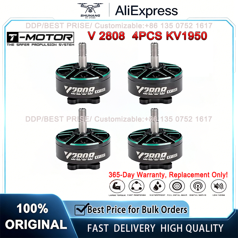 T-MOTOR VELOX V2808 FPV Brushl - Geprc Rad Vtx 5.8G 2.5W recension och pris
