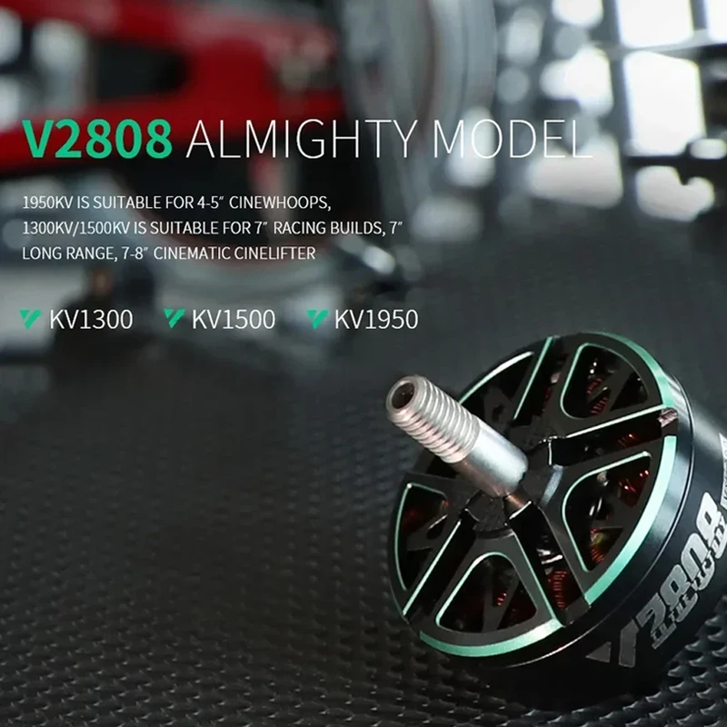 T-MOTOR VELOX V2808 FPV Brushl - Geprc Rad Vtx 5.8G 2.5W recension och pris